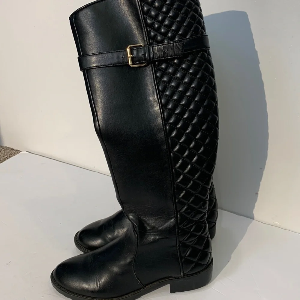 Zara trefaluc knee high boots size 38